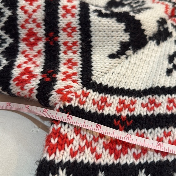 H&M Women’s Oversized Fair Isle Sweater Mock Neck Sweater Size Small - Picture 6 of 6
